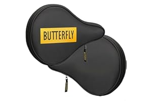 Butterfly BD Full Case II | Case with Mesh Net for Accessory and Zipper Closure | Holds One Table Tennis Paddle | Colors Available: Gold, Lime Green, Rose, Sky Blue