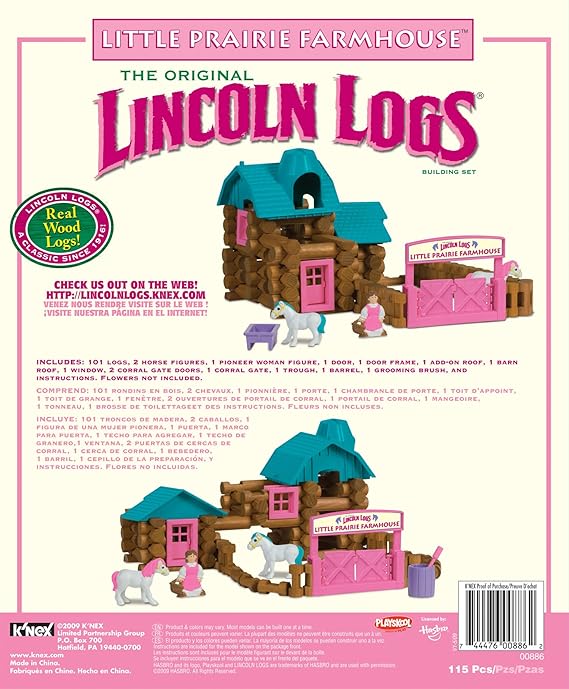 pink lincoln logs