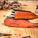 ZilberHaar Regular Beard Brush Soft Boar Bristle Pear Wood Handle view 5