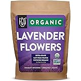 Organic Lavender Flowers Dried | Perfect for Tea, Baking, Lemonade, DIY Beauty, Sachets & Fresh Fragrance | 100% Raw From Fra
