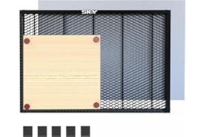 SKOUPHY Upgrade Oxide Coating Honeycomb Working Table 460x346mm, Laser Honeycomb Bed with Magnets and Anti-Slip Pads for Falcon A1 and A1 Pro，Honeycomb Working Panel18.1"x 13.6"x 0.6"