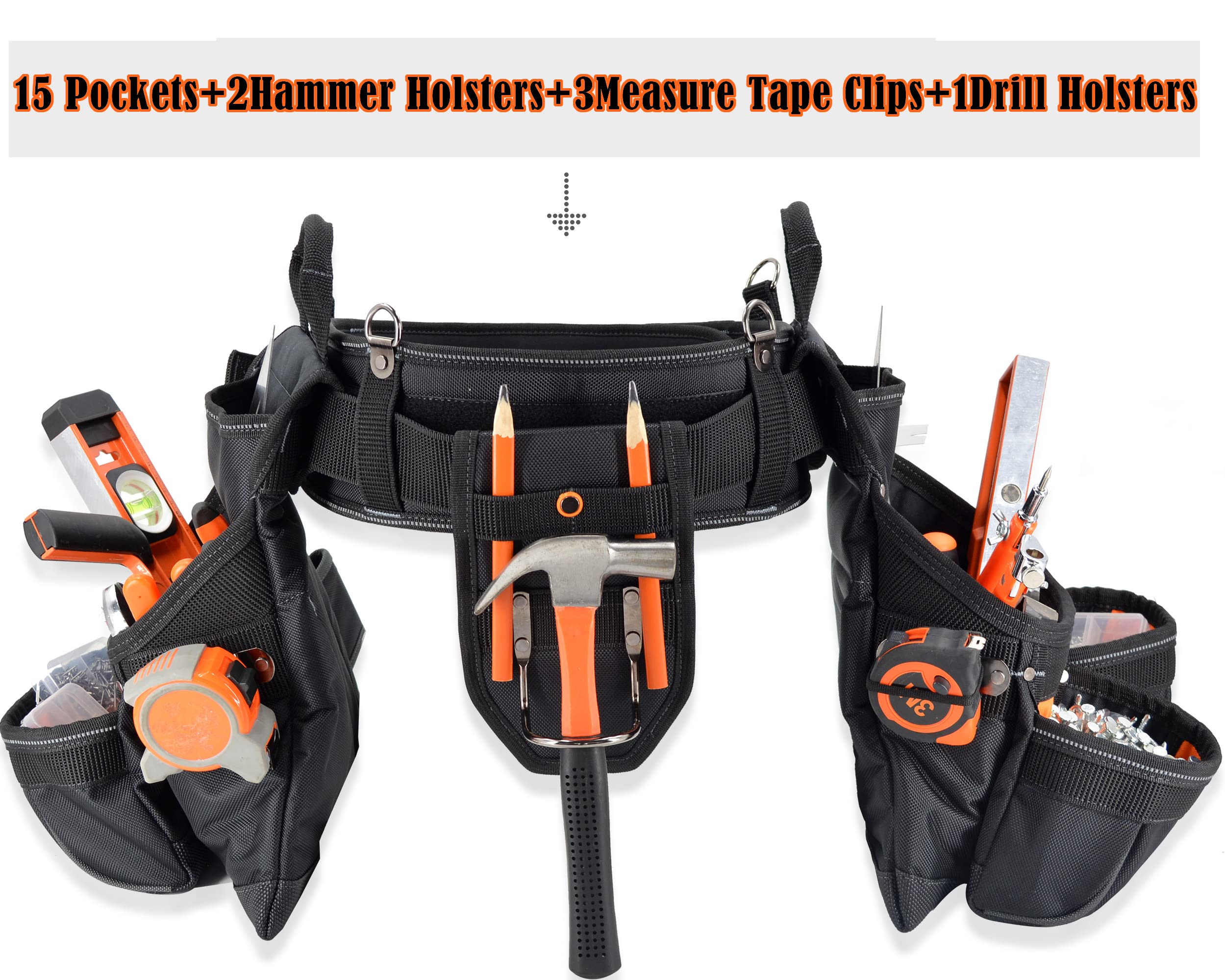 Tool belt with suspenders, Tool belt suspenders, Carpenter tool belt, Framers tool belt, Scaffold tool belt, Construction tool belt, Tool belt pouch, Tool belts for men, Tool belt suspenders for men