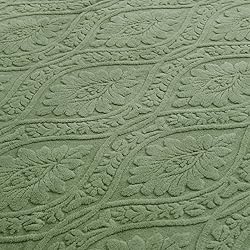 PU MEI Sage Green Fleece Throw Blanket for Couch