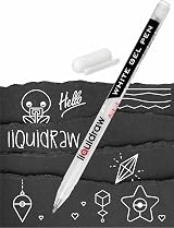 Liquidraw White Gel Pens Set of 3 0.8 mm Fine Point for Artists view 2