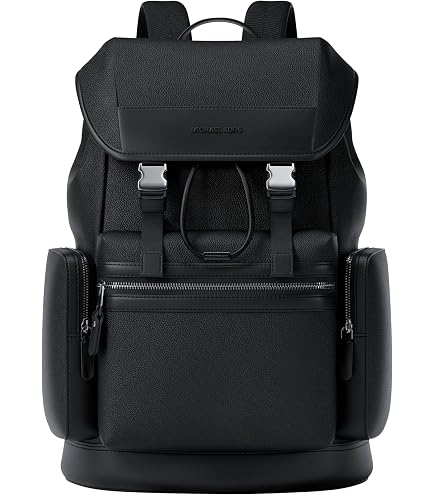 Amazon.com | Michael Kors Men's City Buckle Backpack, Gunmetal