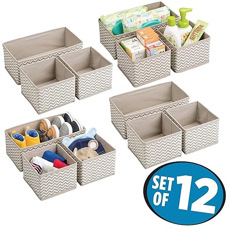 House Of Quirk Storage Box Set Of 12 Closet Dresser Drawer