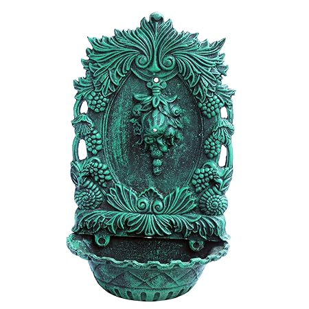 Karara Mujassme Victorian Style Cast Iron Antique Green Fountain Home Interior D