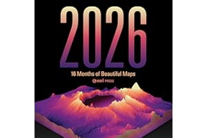 2026 Esri Press Wall Calendar: 16 Months of Beautiful Maps