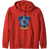 Harry Potter Ravenclaw Hogwarts House Nouveau Crest Zip Hoodie