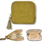 Small Travel Jewelry Case, Soft Velvet Organizer Pouch for Bangle, Bracelets, Large Earrings, Beaded necklace, Anti-Scratch & Portable Jewelry Bag Holder for Travel & Everyday Use (Olive Green)