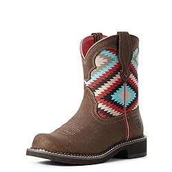 ARIAT Women's Fatbaby Leather Western Boots, Twill