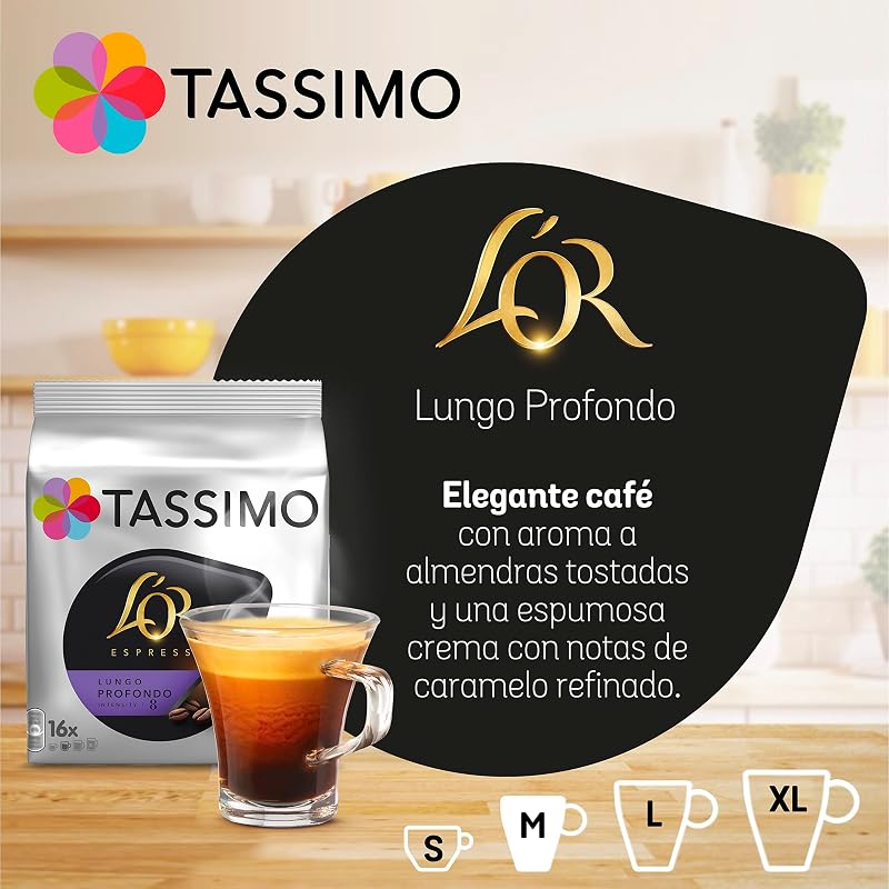 L'OR Café Lungo Profondo | 80 Cápsulas