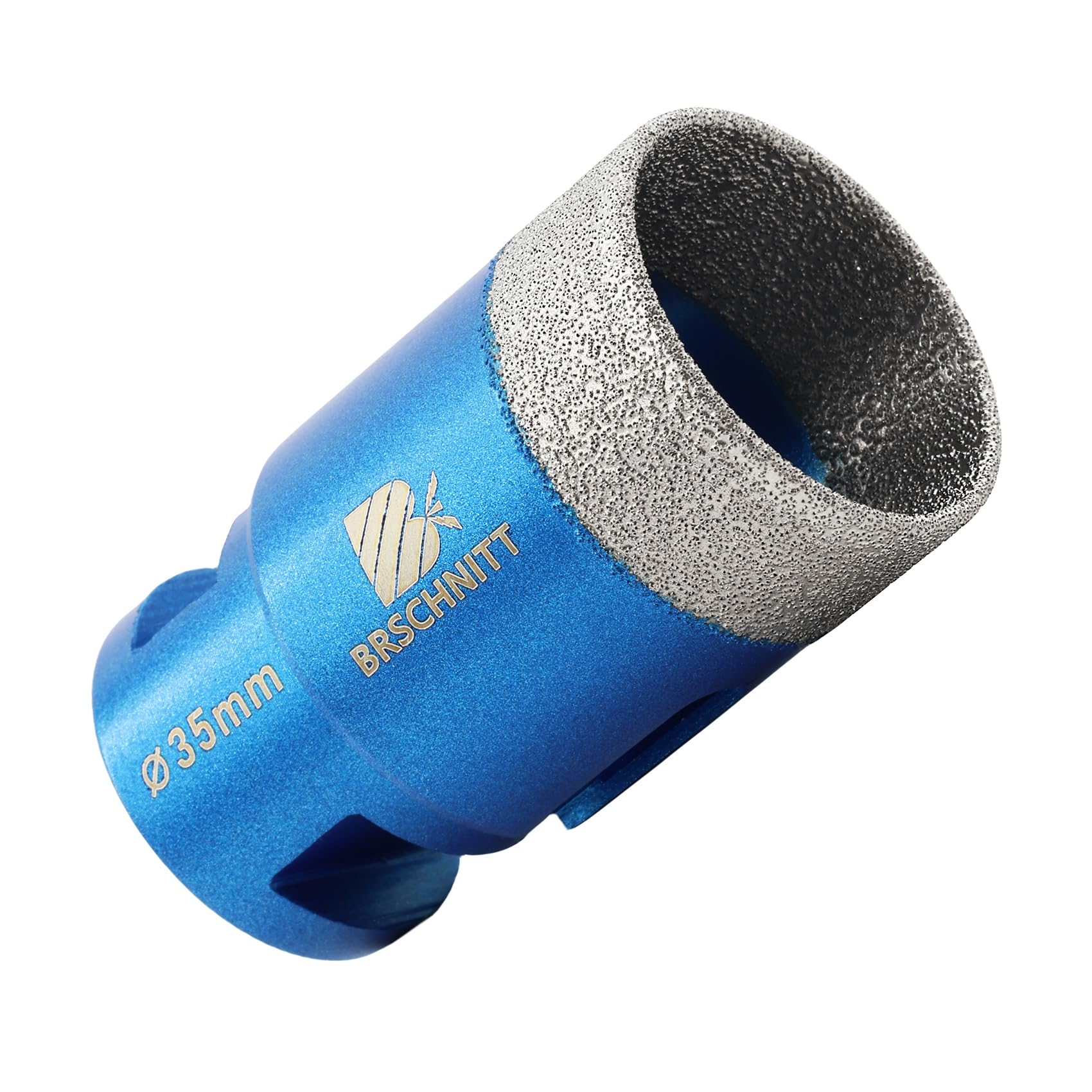 35mm Diamond Drill Bits Glass Hole Saw Drill Bit for Glass Porcelain Tile Ceramic Marble Drilling,BRSCHNITT Glass Hole Saw with 5/8-11 Thread