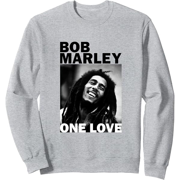 Amazon.com: Official Bob Marley One Love Photo Long Sleeve T-Shirt