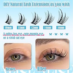 ALICE Natural Lash Clusters DIY Lash Extensions