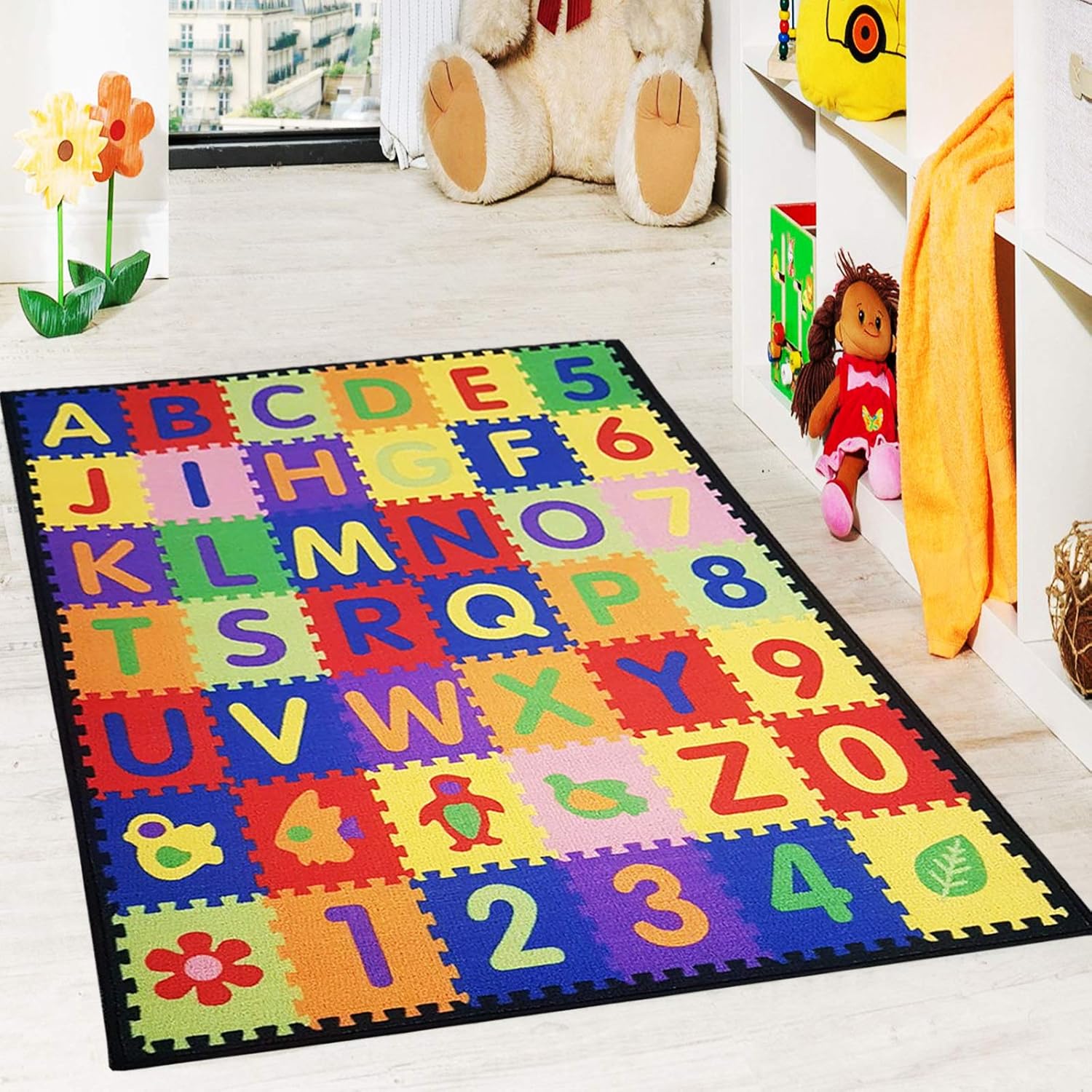 alphabet nursery rug