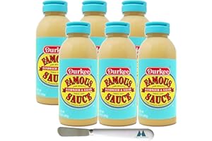 Durkee Famous Sandwich & Salad Sauce - 12 oz (Pack of 6) - Resealable Squeeze Bottles - With Stainless Steel Mighty Merchandise Spread Tool