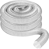 4" x 20' Clear PVC DUST Collection Hose by Peachtree Woodworking PW376