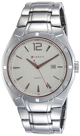 Analog White Dial Mens Watch-8103WH