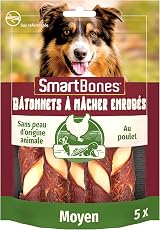 SmartBones 5 Chicken Wrapped Sticks Rawhide Free Dog Chew view 5