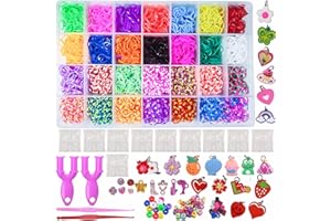 Yowamho 10647+ Rubber Band Bracelet Kit in 28 Colors, Bracelet Making Kit for Kids Weaving DIY Crafting with Unique Accessories for Kids Boys & Girls