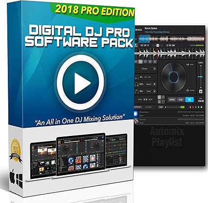 Digital Dj Pro Logiciel De Mixage Dj Professionnel Pour Mac Et Windows Controleur Support Logiciel De Karaoke Et Live Sound Recorder Bonus Chute Et Effets Amazon Fr Instruments De Musique