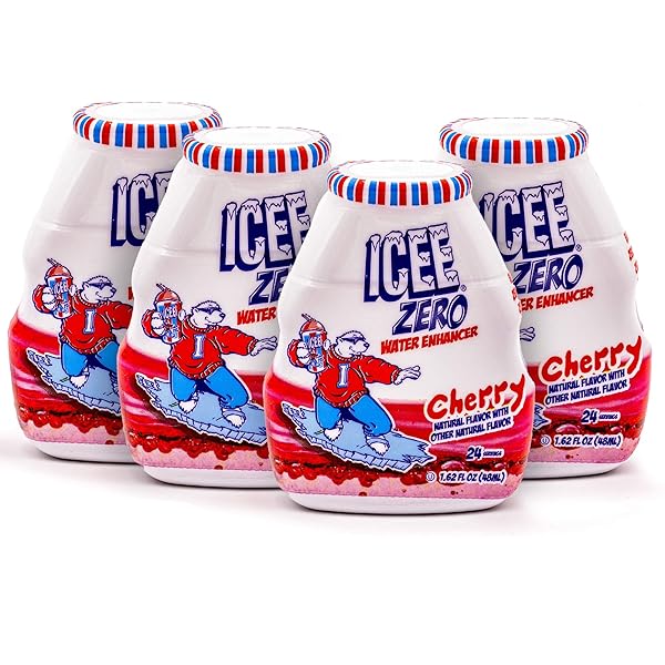 ICEE ZERO CALORIE CHERRY LIQUID WATER ENHANCER DRINK...