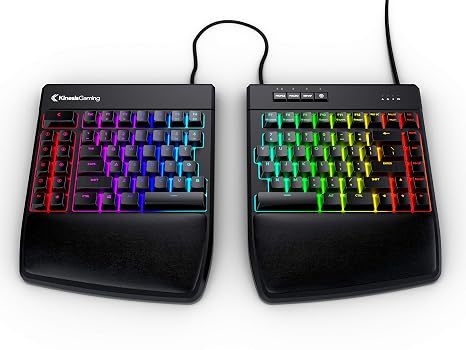 Image result for kinesis freestyle edge rgb split mechanical gaming keyboard