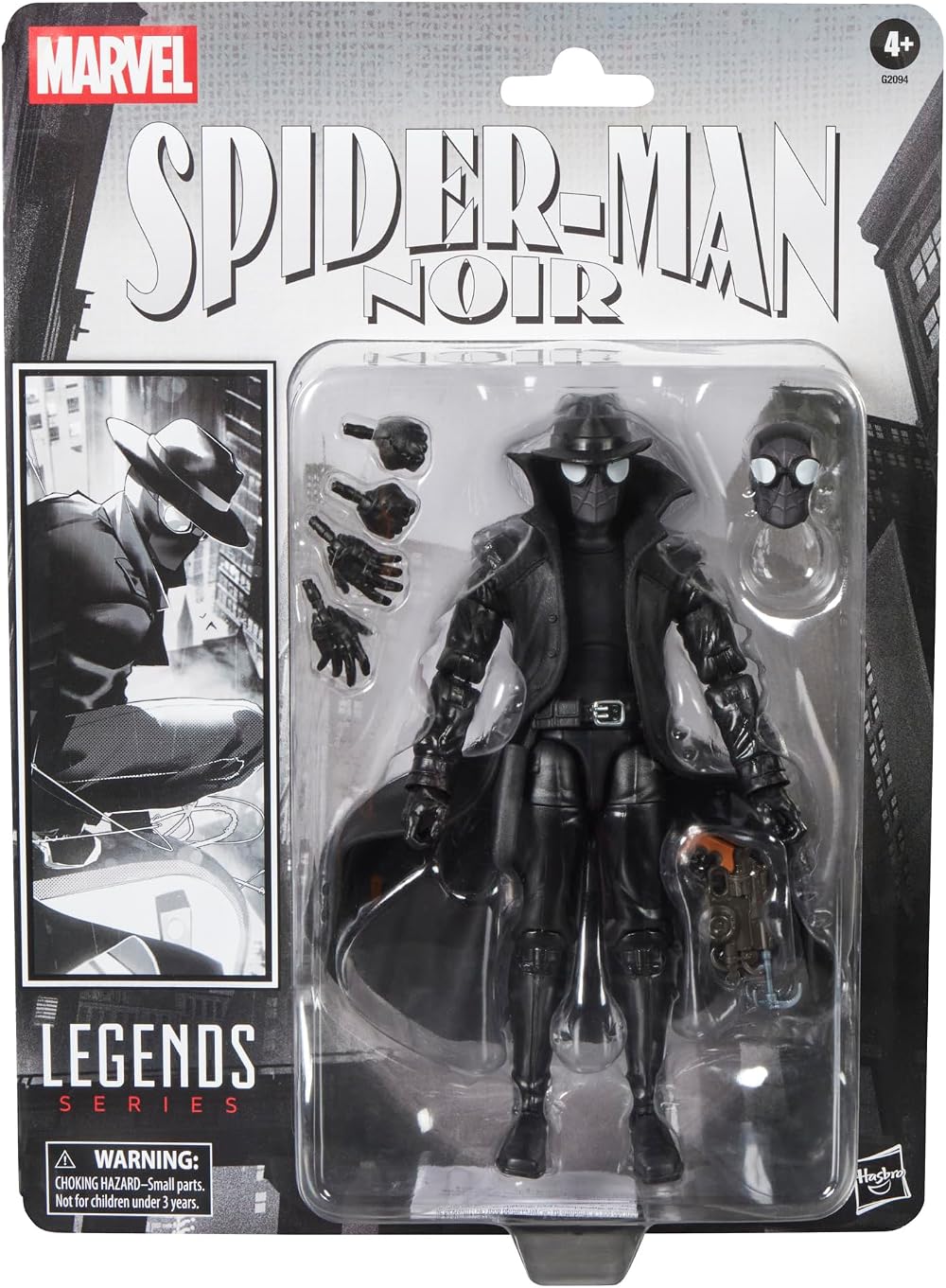 Marvel Legends Spider-Man Noir 6-Inch Action Figure Retro Cardback