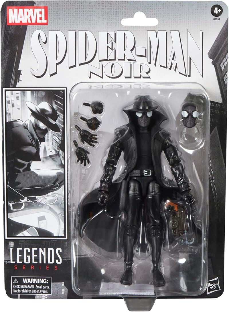 Marvel Legends Spider-Man Noir 6-Inch Action Figure Retro Cardback