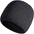 Mic Cover Foam Microphone Windscreen for Blue Yeti, Yeti Pro Condenser Microphone (Black, 1 Pack)