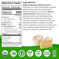 Orgain Organic Vegan Protein Powder, Birthday Cake