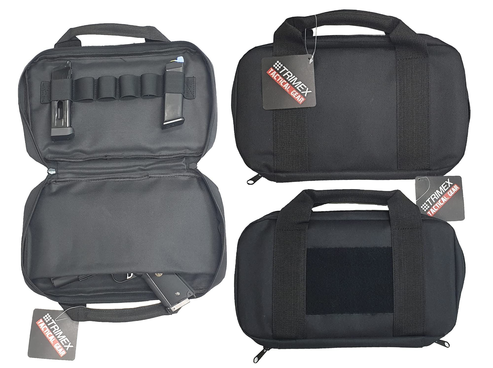 TRIMEX Direct Tactical Pistol Carry Bag Case Padded Air Pistol Carrier Hunting Accessories Fishing Kit Size: 38 x 22 x 5cm