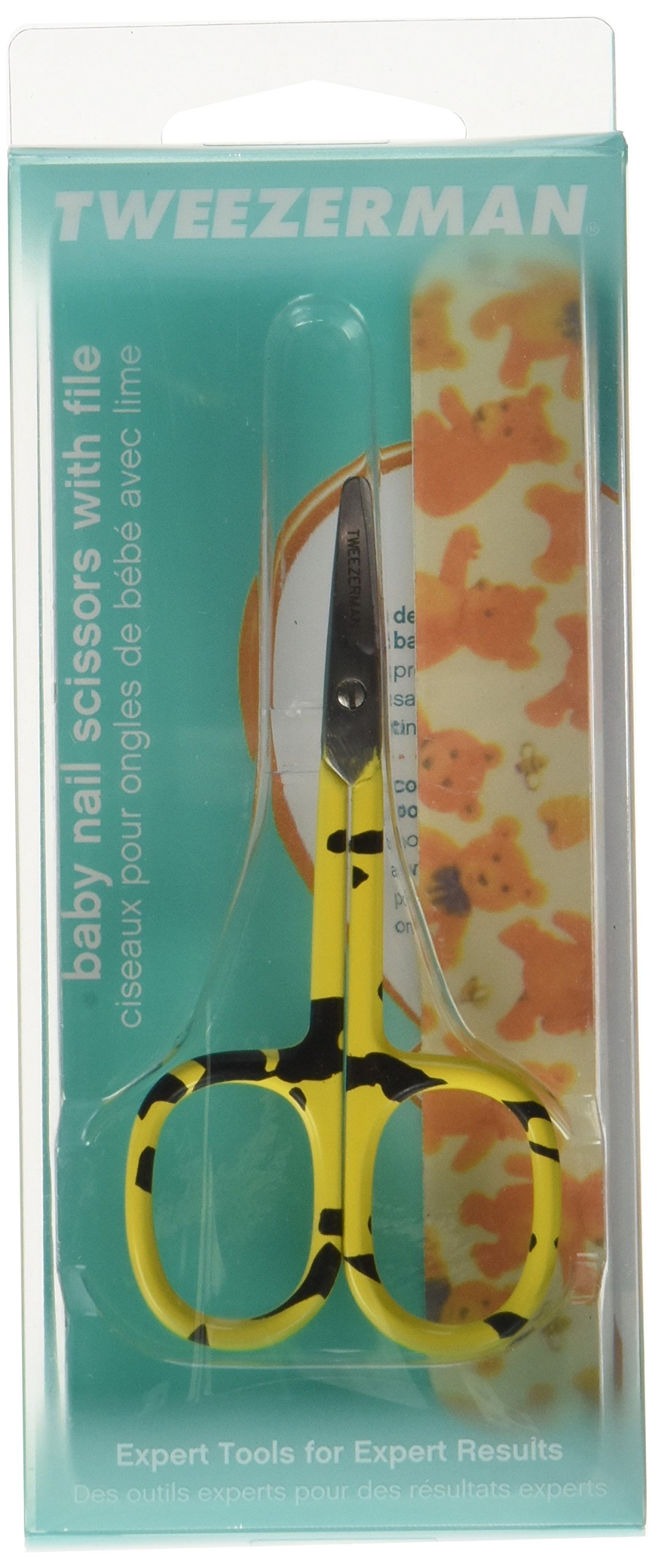 Tweezerman Baby Nail Scissors with Bear File (Assorted)