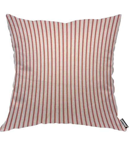 枕 Cushion Cover red line Amazon.com: Piper Classics Market Place Red Ticking Stripe