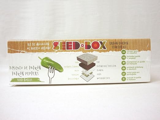 SeedBox SBCUPP-Pimientos de padrón: Amazon.es: Jardín