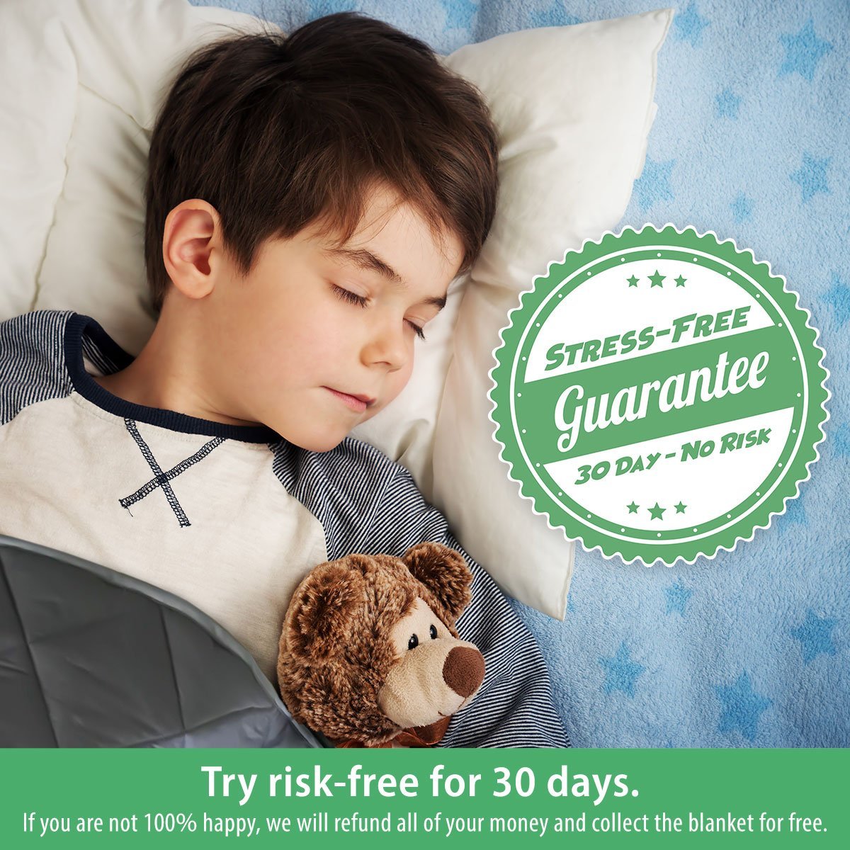 Active Corner 12 lb Weighted Blanket for Adults and Kids with Free Minky Pillowcase | Large 60” x 80” Surface | Heavy Blanket for Natural Relief from Anxiety and Stress, Promotes Better Sleep