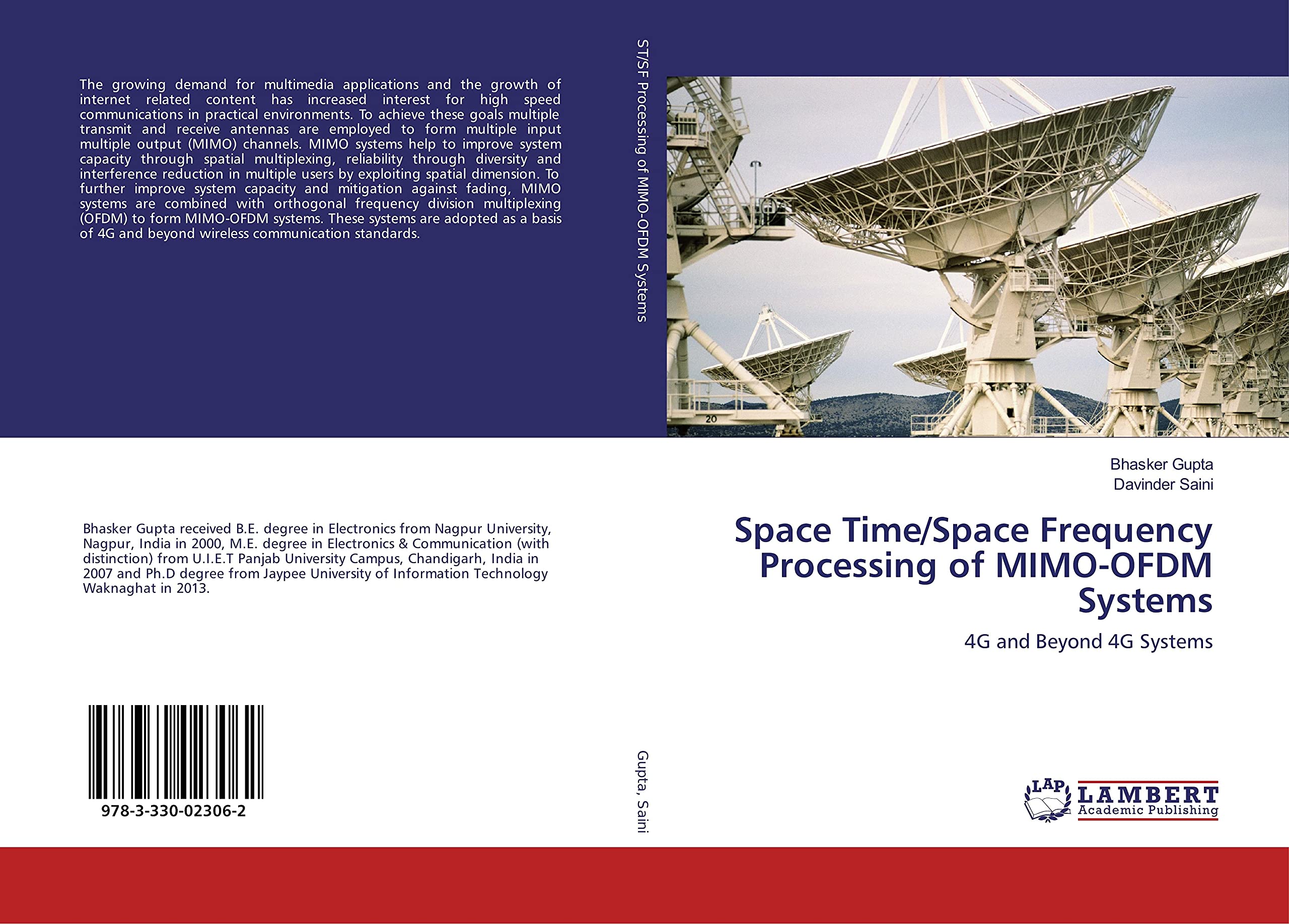 Space Time/Space Frequency Processing of MIMO-OFDM Systems: 4G and Beyond 4G Systems