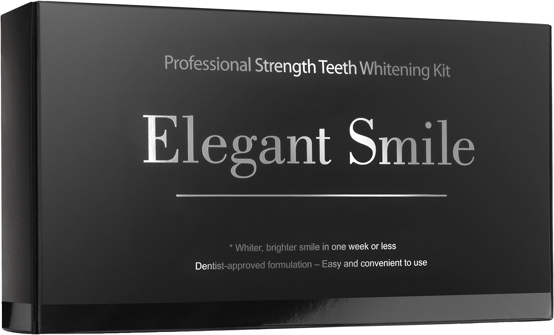 Elegant Smile - Teeth Whitening Kit | 22% Peroxide Gel - Custom Molded Bite Trays - Retainer Case - Shade Guide | Enamel Safe Formula - Use At Home - Made in the USA | 12 Applications