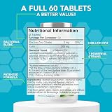 Great Oral Health Oral Probiotics with BLIS K12 M18 60 Chewables Mint 2pk view 2