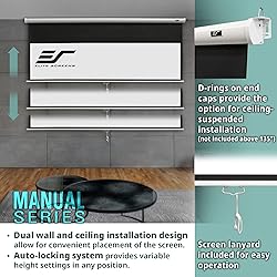 Elite Screens Manual Series, 120-INCH 16:9, Pull