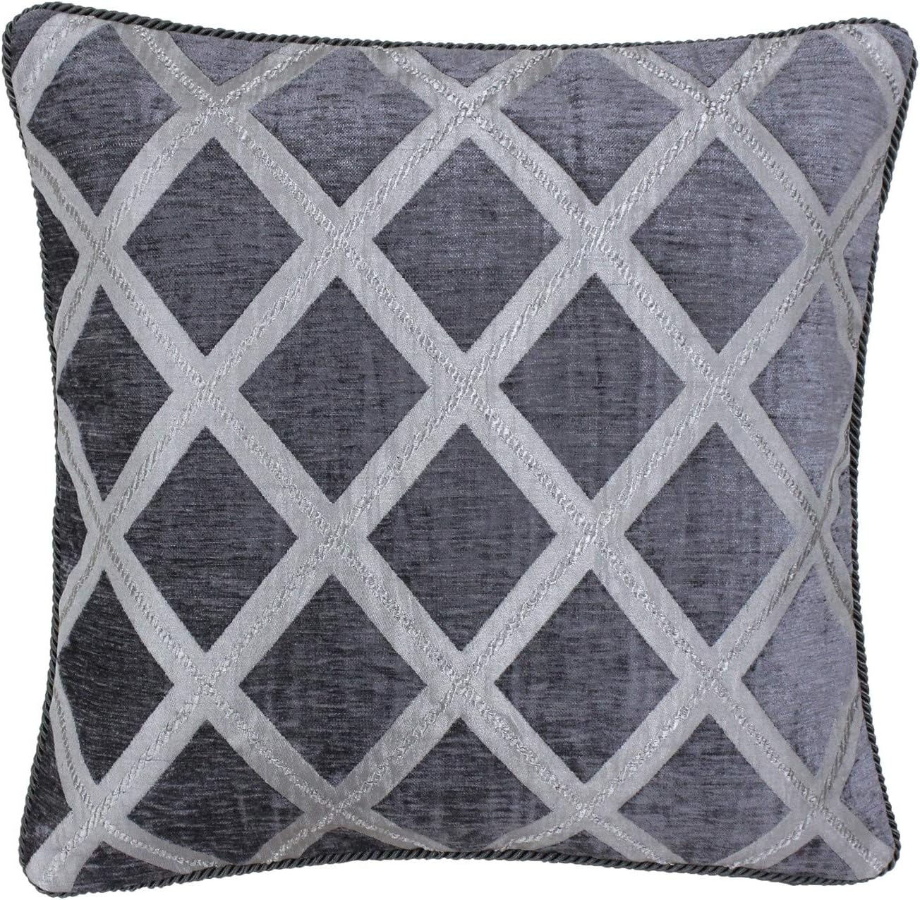 Amazon Com Riva Paoletti Hermes Cushion Cover 18x18in Graphite