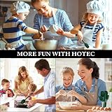 HOTEC 600℉ Heat Resistant Silicone Spatula Set Dark Green 5 Pcs BPA-Free view 7