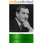 The Complete Novels of H. G. Wells: Over 55 Works: The Time Machine, The Island of Doctor Moreau, The Invisible Man, The War of the Worlds, The History of Mr. Polly, The War in the Air and many more