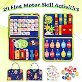 TenFans Busy Board Montessori Toys for Toddlers 3 4 5 Year Olds Sensory Travel view 2
