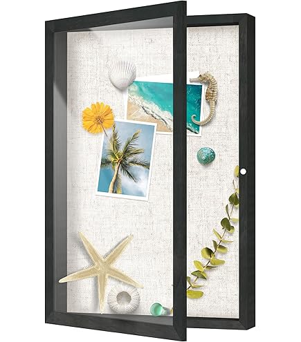 Amazon.com - 27x27 Shadow Box Frame Contemporary Black Finish | 3