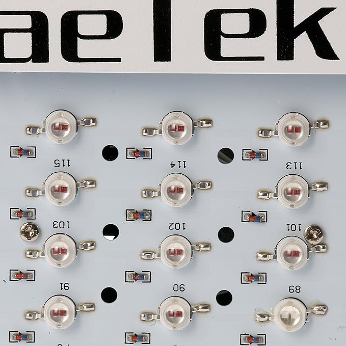 Yaetek 1200w Led Grow Light Full Specturm For Greenhouse And Indoor Plant Flowering Growing 1200w Amazon Co Uk Lighting