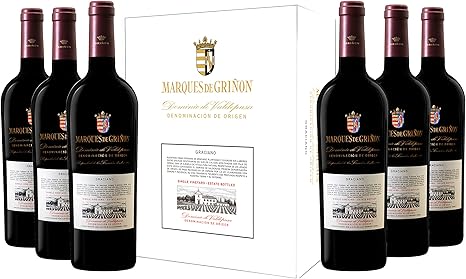 Caja de Marqués de Griñón Graciano - 6 botellas x 750 ml: Amazon.es: Alimentación y bebidas