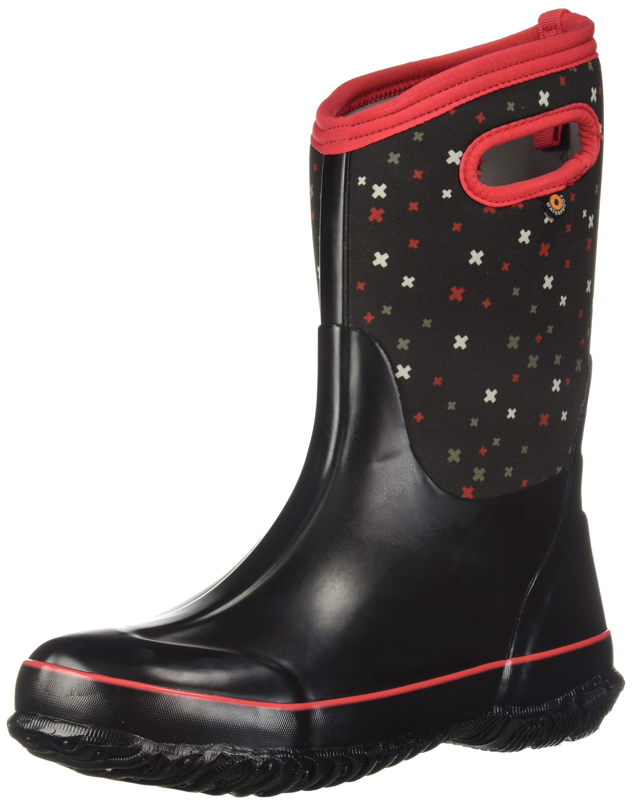 Cute Girl Winter Tide Cool Warm Boots Square With Stitching