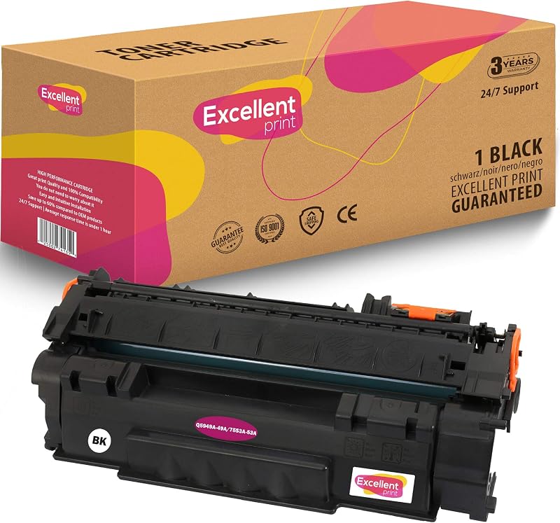 Excellent Print Q5949A 49A 7553A 53A Toner for HP LaserJet 1320 1160 3390 MFP